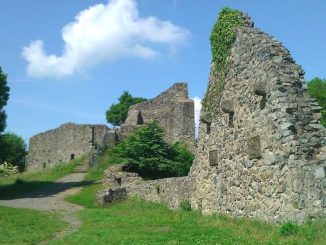 Ruine du château fort médiéval Löwenburg, Siebengebirge, Königswinter