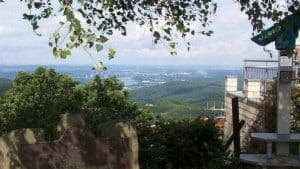 Ölberg, Siebengebirge, Königswinter, vue vers le sud