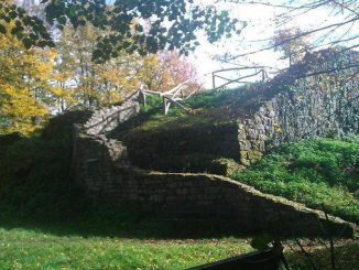 Ruine du château fort médiéval Rosenau, Siebengebirge, Königswinter