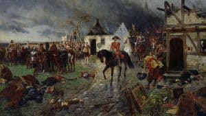 Siebengebirge histoire, les troupes de Wallenstein en guerre